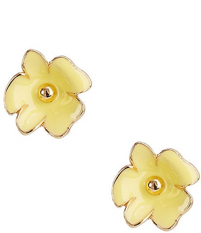 kate spade new york Golden Bloom Flower Stud Earrings