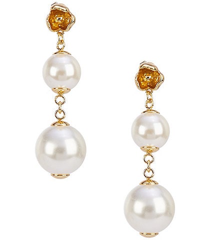 kate spade new york Golden Bloom Linear Earrings