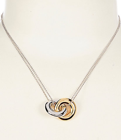 kate spade new york Interlock Short Pendant Necklace