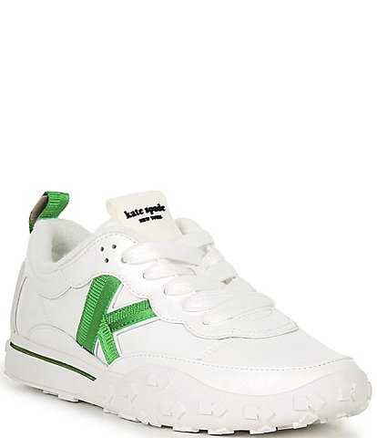 kate spade new york K As In Kate Leather Lace Up Sneakers