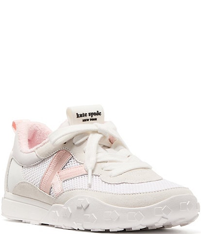 kate spade new york K As In Kate Suede and Mesh Lace Up Sneakers