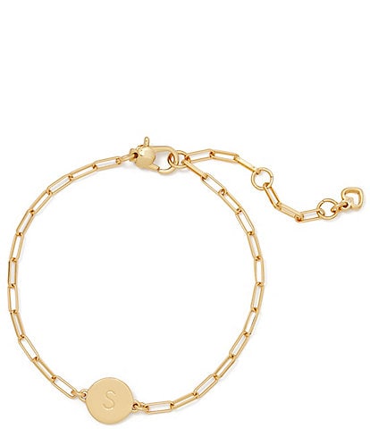 kate spade new york Letter Chain Line Bracelet