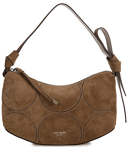 kate spade new york Loop Dot Patchwork Suede Shoulder Bag