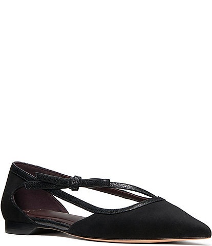 kate spade new york Loop Suede Bow Flats