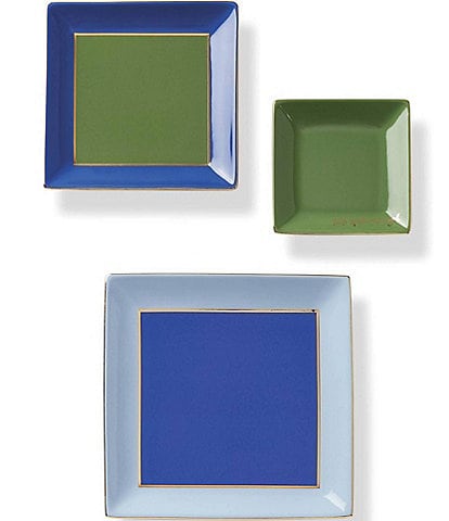 kate spade new york Make It Pop Cool Blue 3-Piece Decorative Tray Set