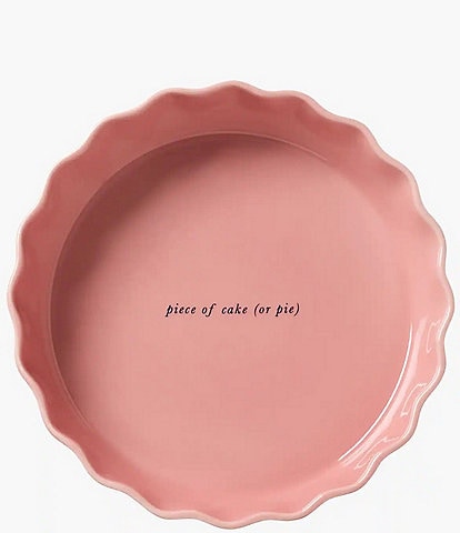 kate spade new york Make It Pop Pink Pie Dish