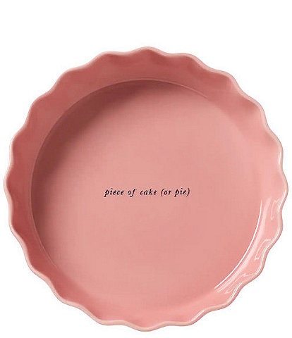 kate spade new york Make It Pop Pink Pie Dish