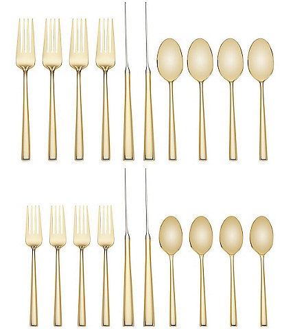 kate spade new york Malmo Gold Stainless Steel 20-Piece Flatware Set