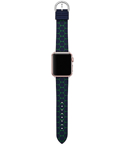 kate spade new york Women's Navy Silicone 38/40/41mm Band for Apple Watch®