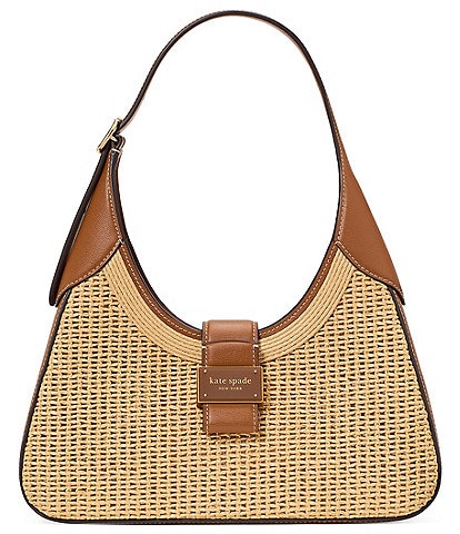 kate spade new york Nouveau Small Straw Shoulder Bag