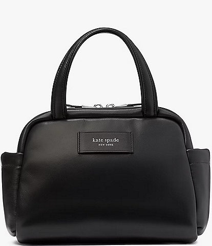 kate spade new york Puffed Smooth Leather Satchel Bag