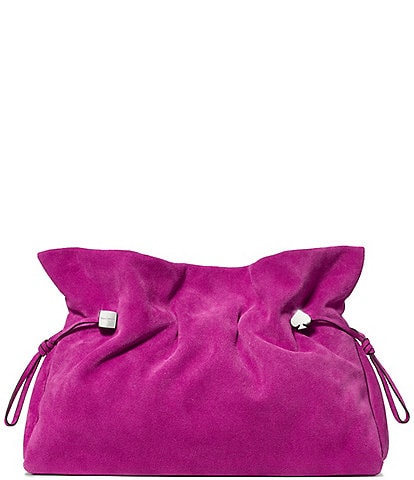 kate spade new york Rio Large Suede Clutch Bag