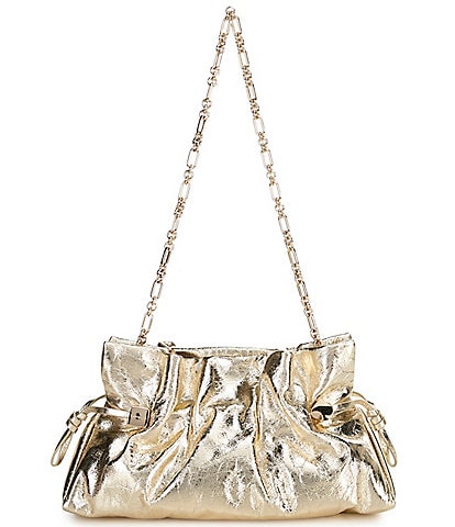 kate spade new york Rio Metallic Drawstring Clutch Shoulder Bag