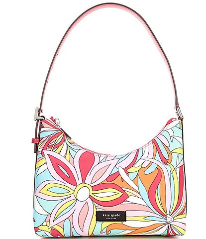 kate spade new york Sam Icon Anemone Floral Printed Fabric Small Shoulder Bag