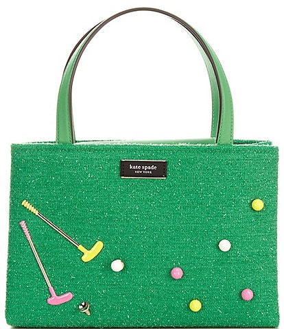 Kate Spade Glitter Glimmer Small Zip Satchel Crossbody Bag Festive Teal  Green | eBay