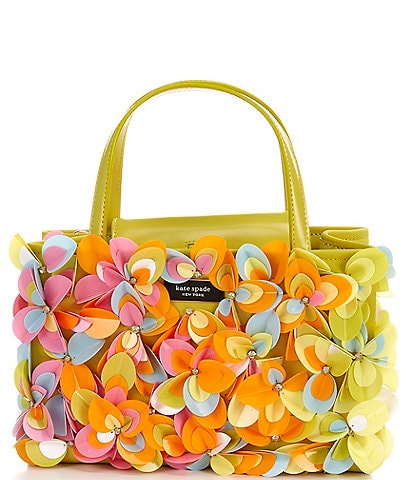 kate spade new york Sam Icon Floral Bouquet Embellished Small Tote Bag