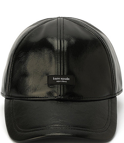 kate spade new york Sam Label Patent Baseball Cap