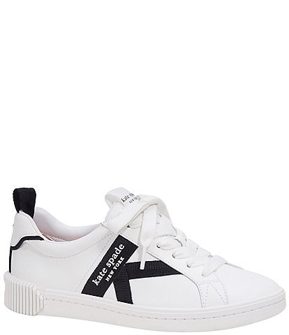 kate spade new york Signature Leather Sneakers