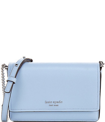KATE SPADE light blue crossbody purse with detachable strap 4”x 8”. | Blue  crossbody purse, Purses crossbody, Blue crossbody