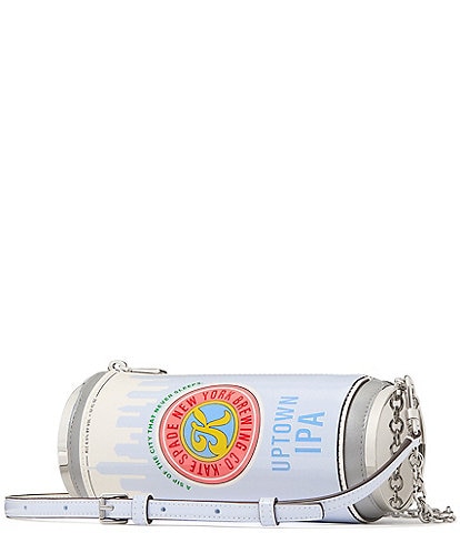 kate spade new york Snack Time Shiny Metallic Leather Pochette