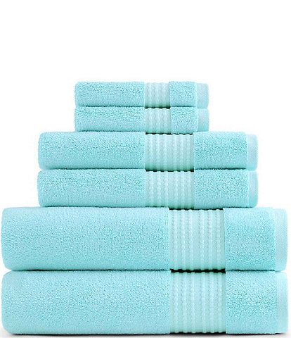 kate spade new york Solid Dot Dobby Zero Twist Cotton Bath Towels