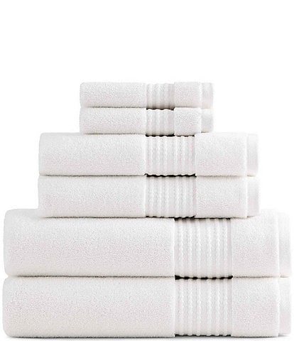 kate spade new york Solid Dot Dobby Zero Twist Cotton Bath Towels