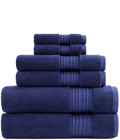 kate spade new york Solid Dot Dobby Zero Twist Cotton Bath Towels