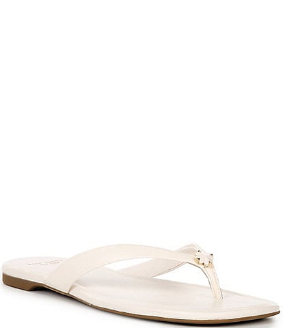 kate spade new york Spade Flower Patent Leather Flip Flop Sandals
