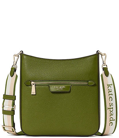 kate spade new york Striped Strap Hudson Messenger Crossbody Bag