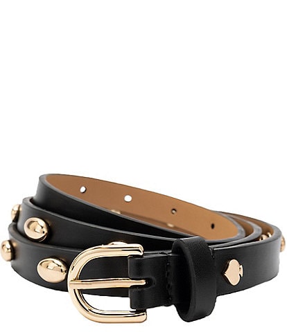 kate spade new york Studded Leather Belt