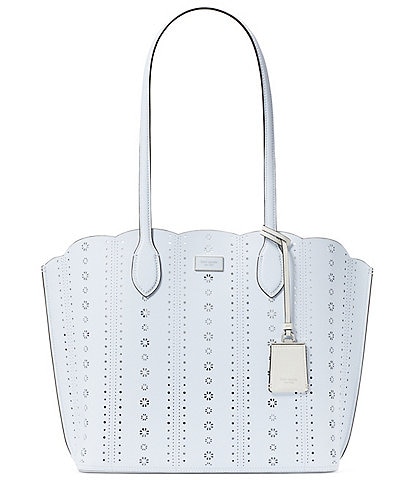 kate spade new york Suite Pointelle Cross grain Leather Tote Bag