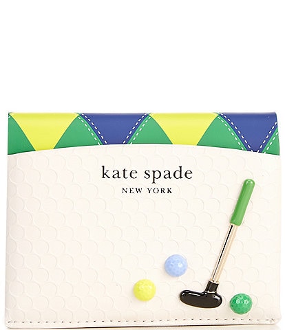 kate spade new york Tee Time Leather Card Case