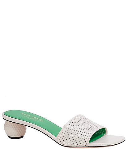 kate spade new york Tee Time Leather Slide Sandals