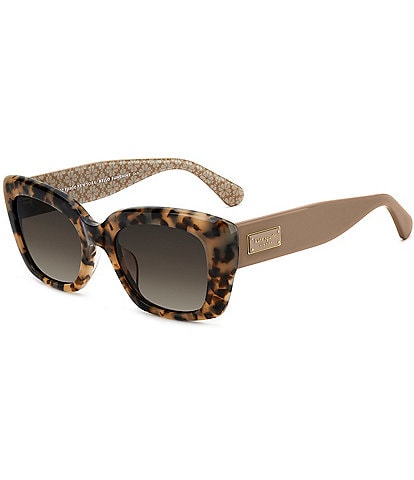 kate spade new york Women's Jenell 51mm Rectangle Sunglasses
