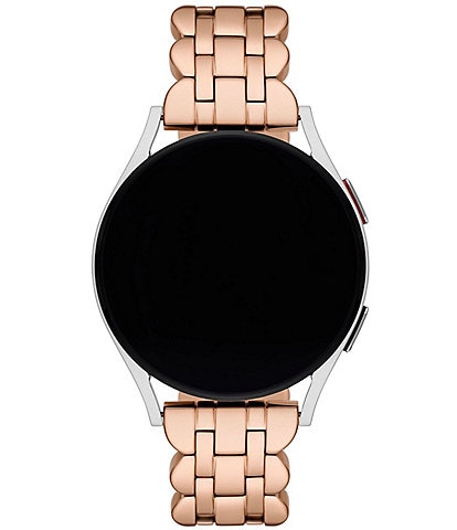 kate spade new york Women's Rose Gold Stainless Steel 42/44mm Band for Apple Watch®