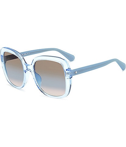 kate spade new york Women's Wenona 56mm Square Sunglasses