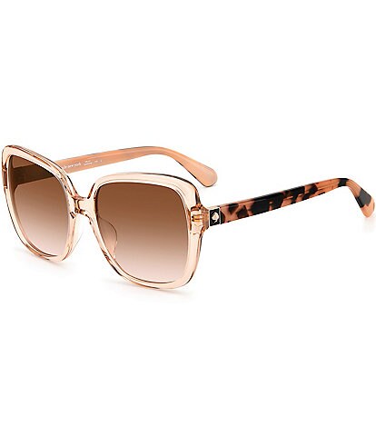 kate spade new york Women's Wilhemina 55mm Square Sunglasses