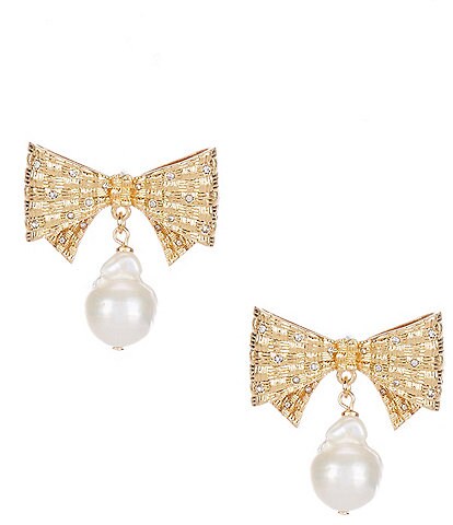 kate spade new york Wrapped In A Bow Drop Earrings