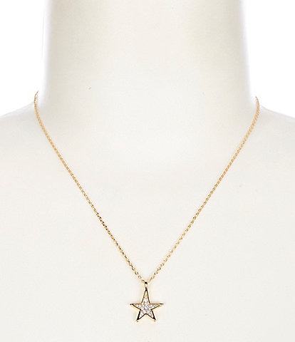 kate spade new york You're A Star Crystal Short Pendant Necklace