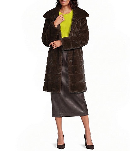 Katherine Kelly Mink Faux Fur Coat