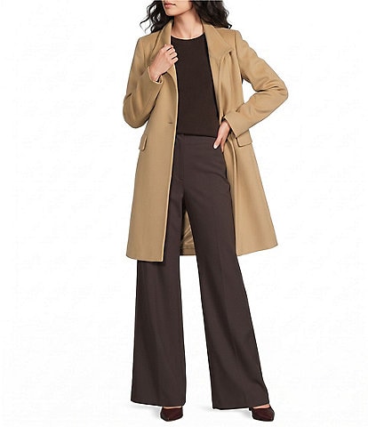 Katherine Kelly Pure Wool Stand Collar Coat