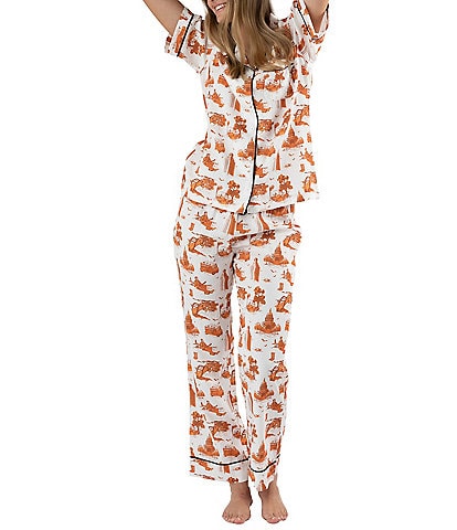 Katie Kime Austin Toile Woven Pant Pajama Set