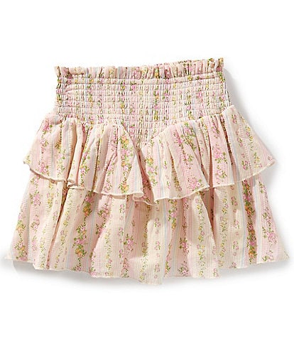 KatieJNYC Big Girls 7-16 Brooke Floral Print Skirt