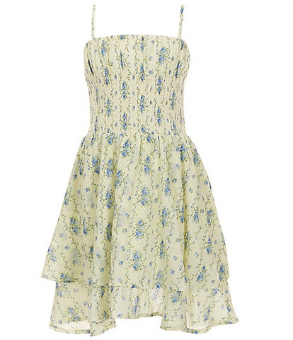KatieJNYC Big Girls 7-16 Floral Print Peri Dress