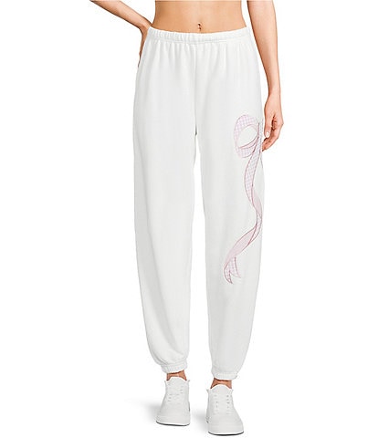 KatieJNYC Dylan Bow Coordinating Jogger Pants