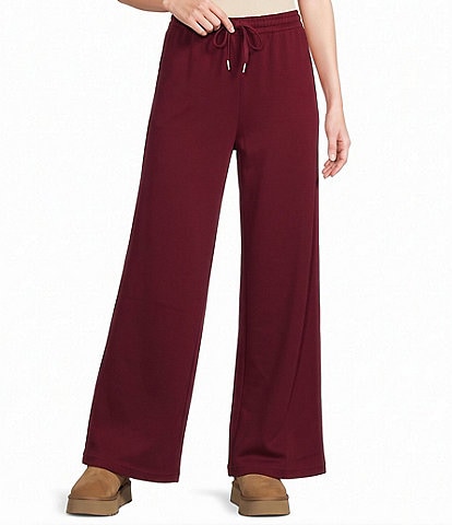 KATYDID Drawstring Waistband Wide Leg Pants