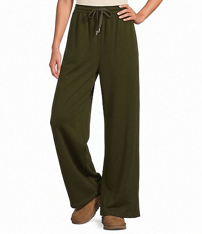 KATYDID Drawstring Waistband Wide Leg Pants