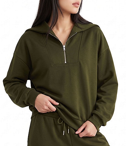 KATYDID Quarter Zip Long Sleeve Pullover