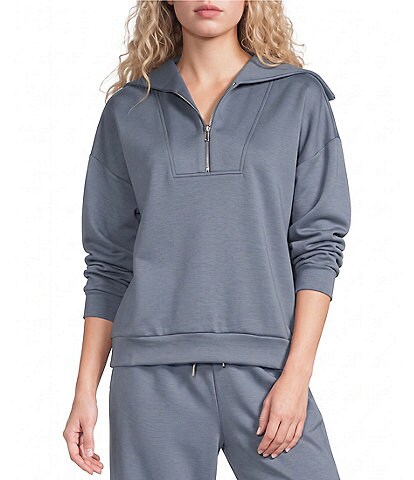 KATYDID Quarter Zip Long Sleeve Pullover