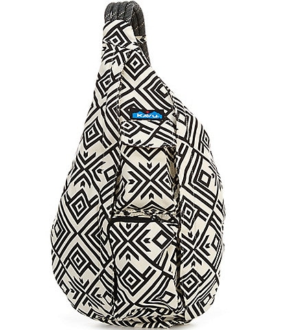 Kavu Geometric Printed Rope Sling Backpack